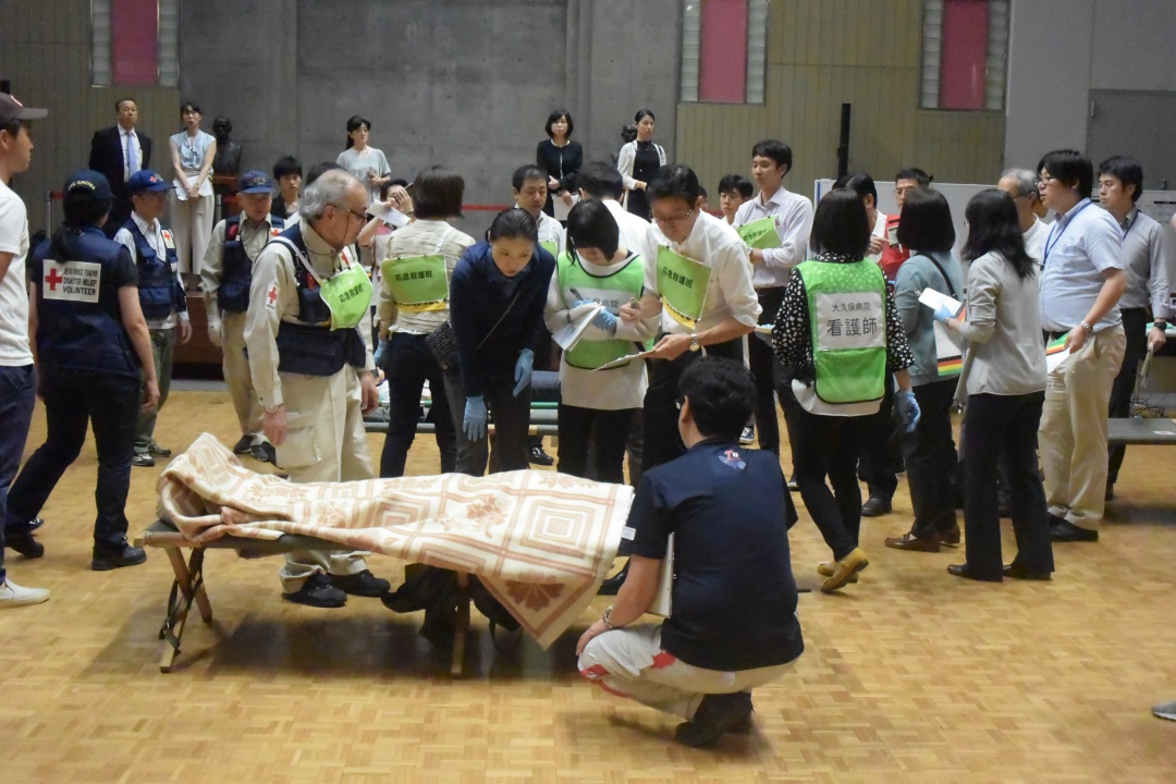 新宿キャンパスで新宿駅周辺防災対策協議会訓練・多数傷病者対応訓練を実施しました