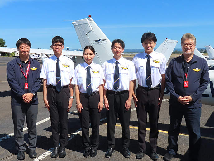 航空理工学専攻の米国訓練提携校を訪問