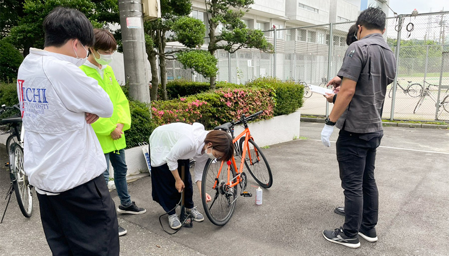 東京工学院 駅から自転車