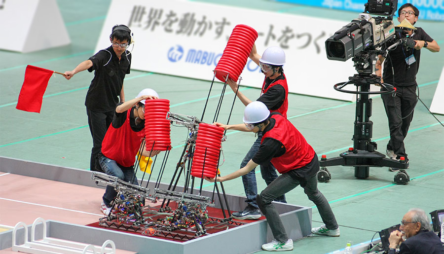 工学院大学ロボットプロジェクトがnhk学生ロボコン17で大健闘 工学院大学ロボットプロジェクト Krp 特集