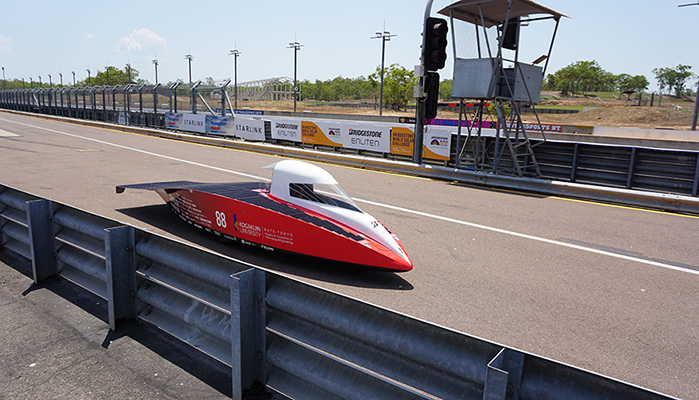 工学院大学ソーラーチーム　Bridgestone World Solar Challenge　まもなくスタート！