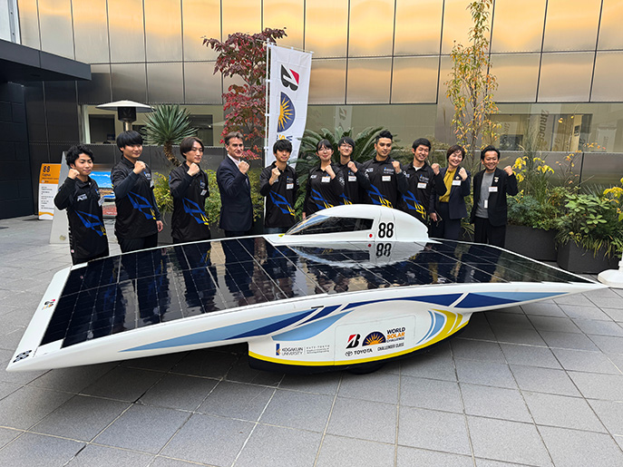 ソーラーチームが在日オーストラリア大使館で BWSC2025 参戦報告会に参加しました。
